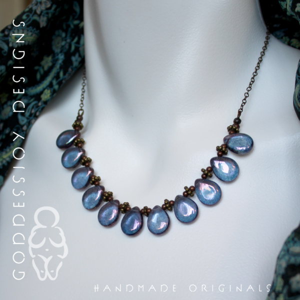 Bib Necklace - Purple